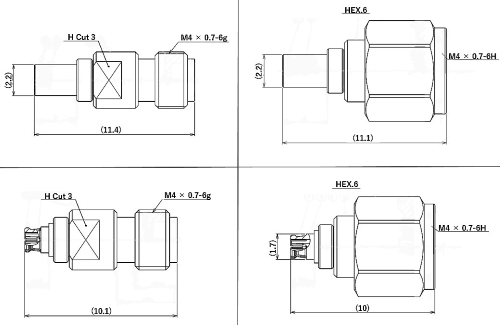 img：Between Adaptor (microSMP to 1.0mm)