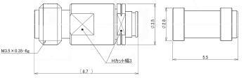 製図：ストレートジャック 034用