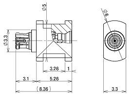 製図：中継アダプター Plug-Jack