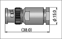 製図：ストレートプラグ(締め込みタイプ)5D用