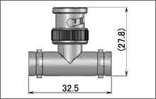 製図：T形 インシリーズ アダプター J-P-J