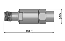 製図：ストレートジャック(はんだ･締め込みタイプ)