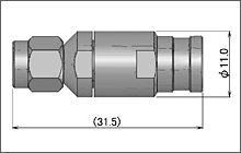 製図：ストレートプラグ(締め込みタイプ)5D用