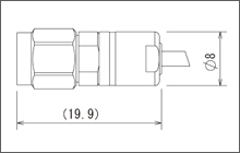 製図：ストレートプラグ