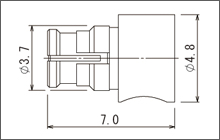 製図：L形ジャック